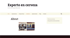 Desktop Screenshot of expertoencerveza.com