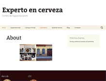 Tablet Screenshot of expertoencerveza.com